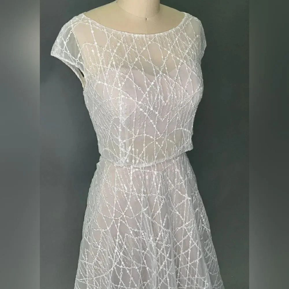 Evie Young Lyric Wedding Dress size 8, Brand NEW, 2 Piece Ivory/Latte - Picture 3 of 12